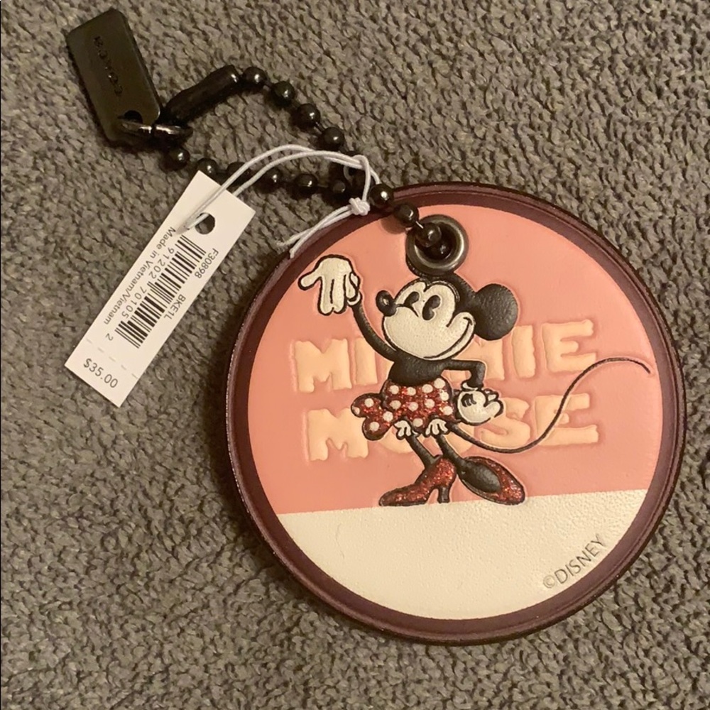 Disney x Coach Minnie Mouse bag charm